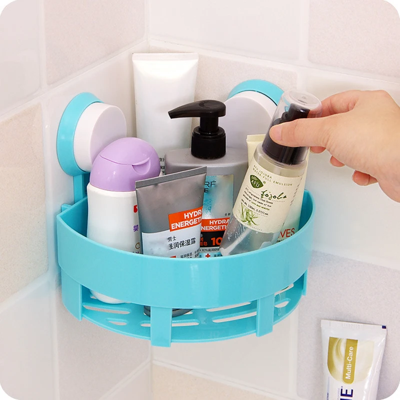 1 предмет Творческий Ванная комната угловой Стеллаж Органайзер настенная полка