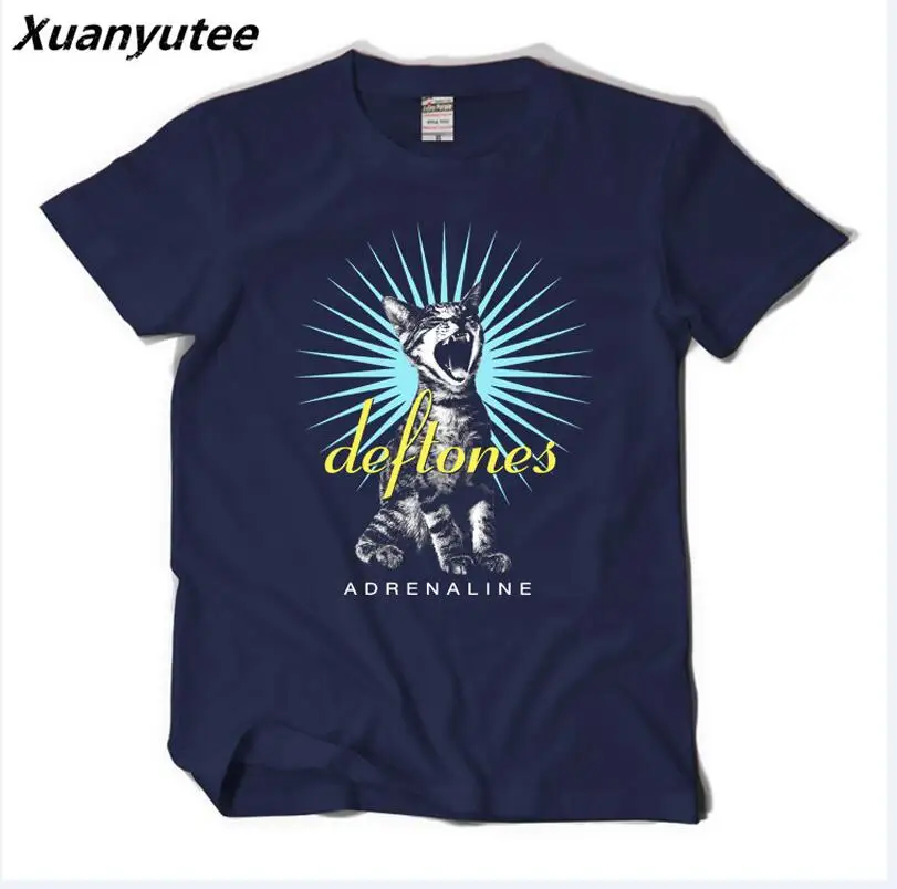 Xuanyutee рок Чино Морено Футболка мужская Deftones Adrenaline 95 команда летняя o образным