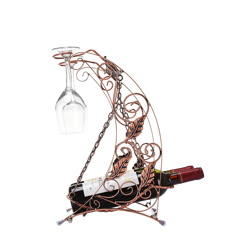 Новый узор оригинальность бронзовая форма качания железное вино стекло и