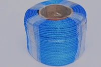 blue 6mm100m 12 strand synthetic winch ropeatv winch line12 plait uhmwpe ropeoff road rope