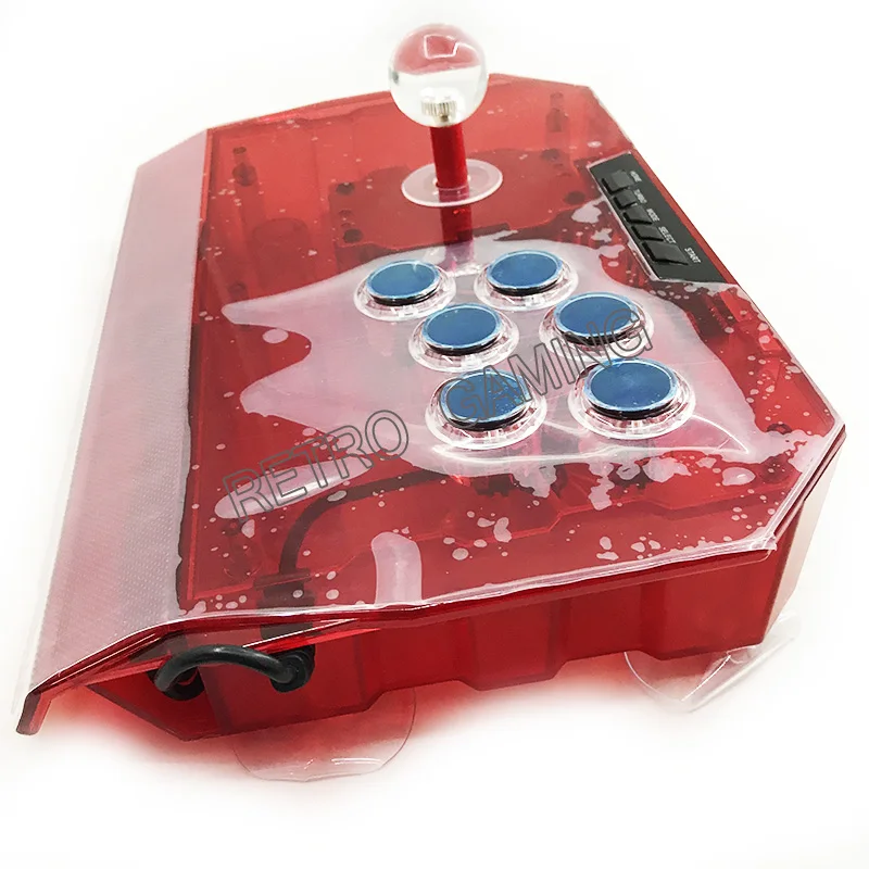 QANBA N1 G аркадный джойстик USB кабель аркадная игра для PS3/PC/PC360/Android smart TV KOF прозрачный