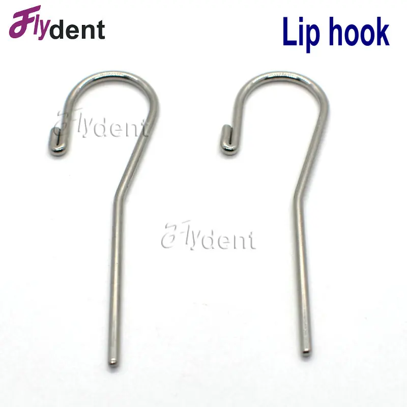 lip hook 2pcs Стоматологическая эндо лечение измерительная проволока Apex локатор измерительная линия подходит для дятел Морита измерительная проволока - Цвет: lip hook 2pcs
