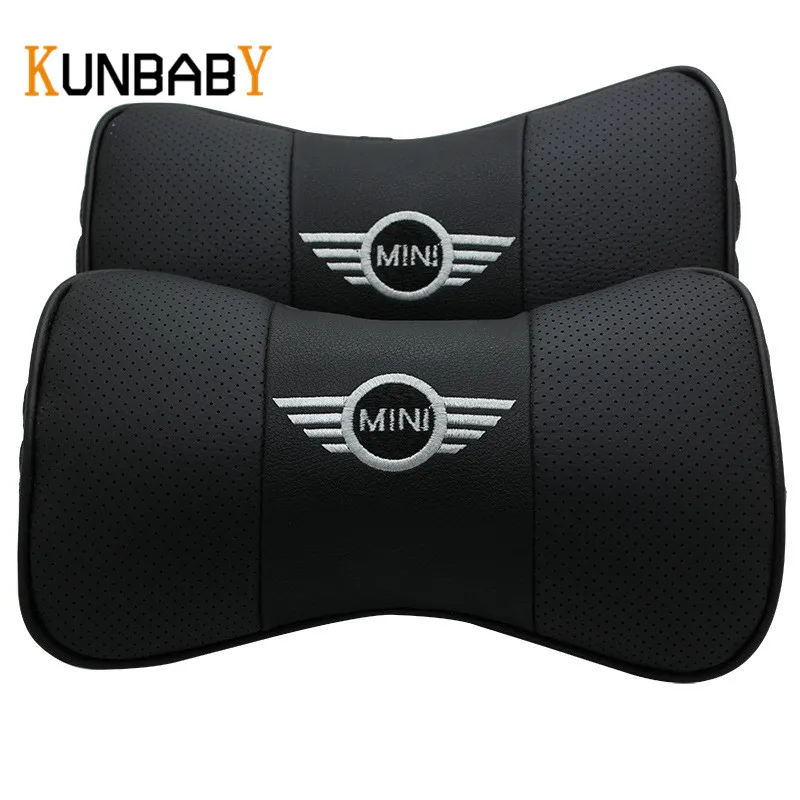 KUNBABY кожаная Автомобильная подушка для шеи 2 шт. чехол подголовника аксессуары Mini
