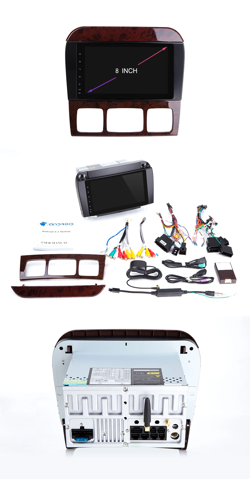 Xonrich 2 din Android 9,0 Автомобильный мультимедийный плеер для Mercedes Benz S-Class W220 W215 S280 S320 S350 S500 радио DVDGPS навигация