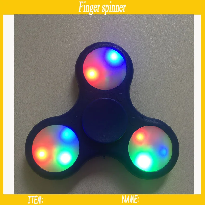 100 шт./лот LED Палец Счетчик Легкой Руки Spinner Непоседа Для Детей Birthday Party Supplies