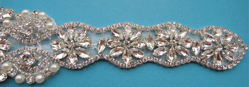 Кристальные Свадебные бусины стразы аппликация для свадебного платья WDD0233|patch