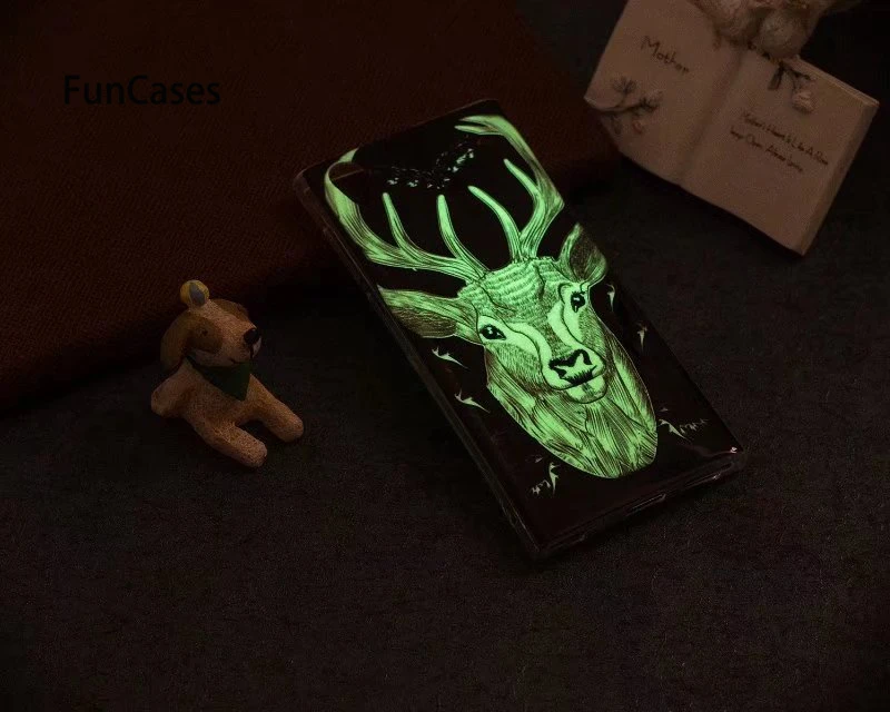 Мягкий ТПУ светящийся чехол для sony Xperia L1 мультяшный силиконовый тонкий защитный