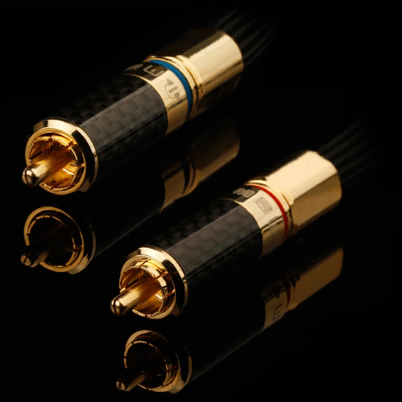 Аудиокабель xiaofan X04 2RCA на 2 RCA штекер OCC аудиокабель 0 5 м 1 для домашнего кинотеатра