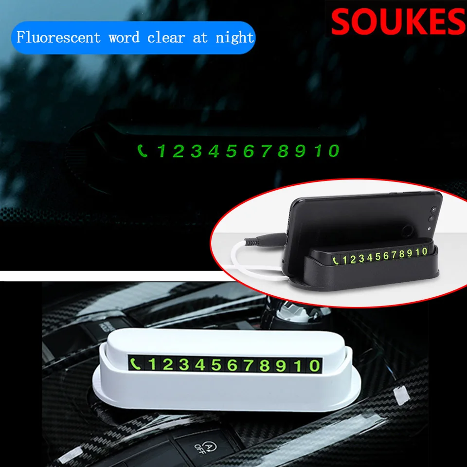 Автомобильный магнитный держатель для парковочной карты мобильный телефон Renault