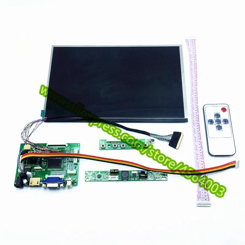 

10.1"inch HD display IPS 1920*1200 B101UAN02.1 LCD screen Driver controller board HDMI+VGA+2AV for raspberry computer mini PC