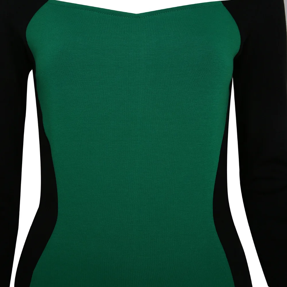 Женское вечернее платье карандаш с длинным рукавом размеры S M L XL XXL|dress size|fashion women