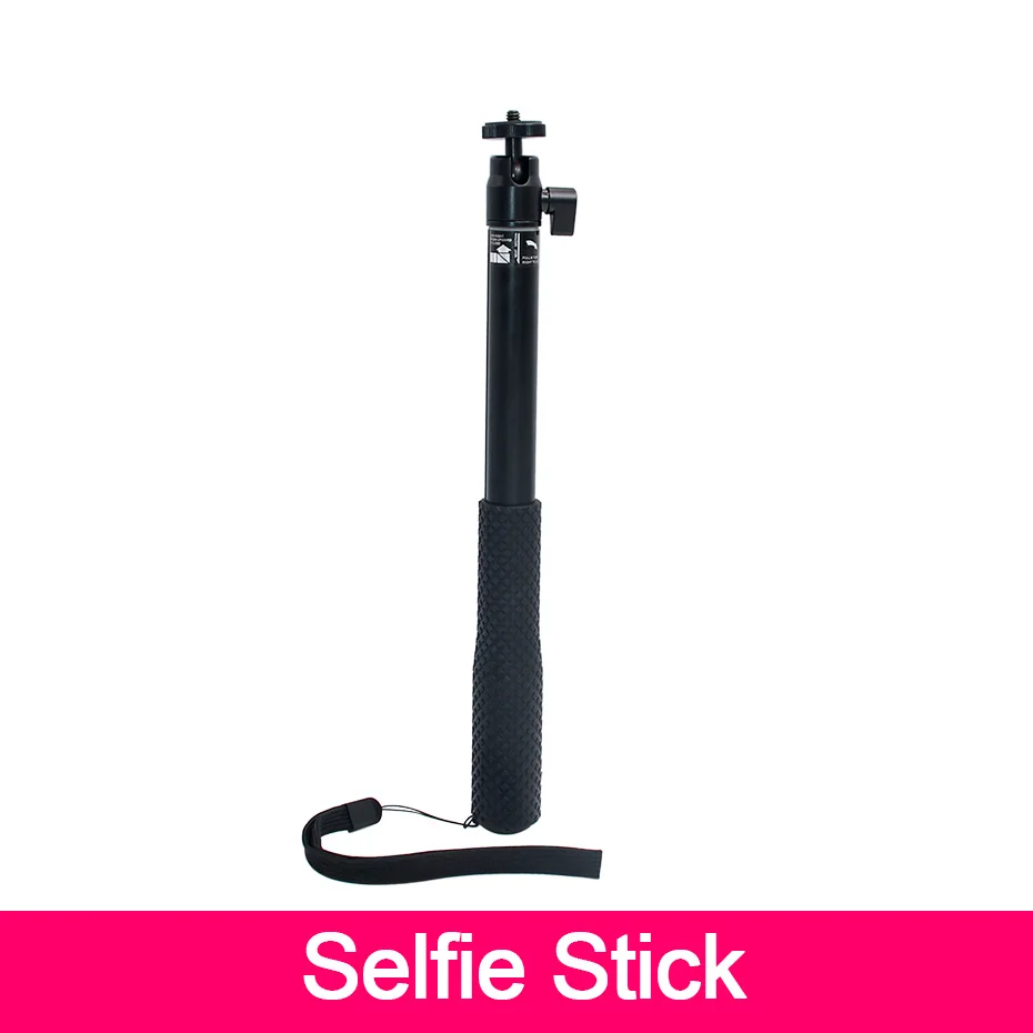 selife stick Селфи палка штатив Стенд ручной выдвижной монопод для dslr камеры смартфон держатель адаптер для GoPro Hero 6 5 SJCAM SJ5000 - Цвет: selife stick