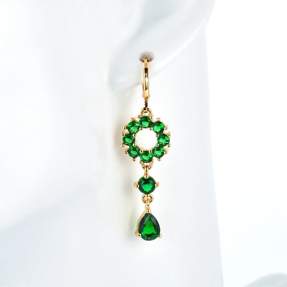 Модные женские висячие серьги роскошные с кристаллами ювелирные изделия подарки