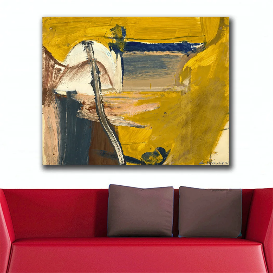 Untitled_2 от willem de kooning холст живопись для гостиной домашний Декор картина маслом на