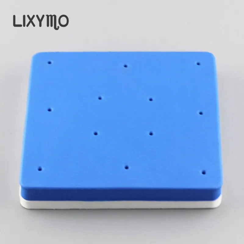 LIXYMO 12 отверстий Фондант цветы Моделирование пены колодки Sugercraft губка коврик