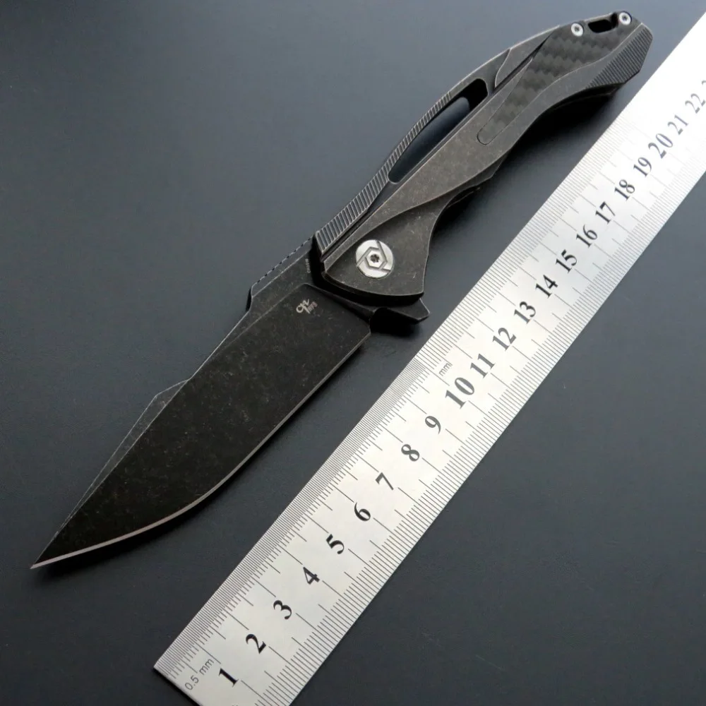 CH CH3519 59 60HRC S35VN blade TC4 складной нож с рукояткой из титанового сплава уличный