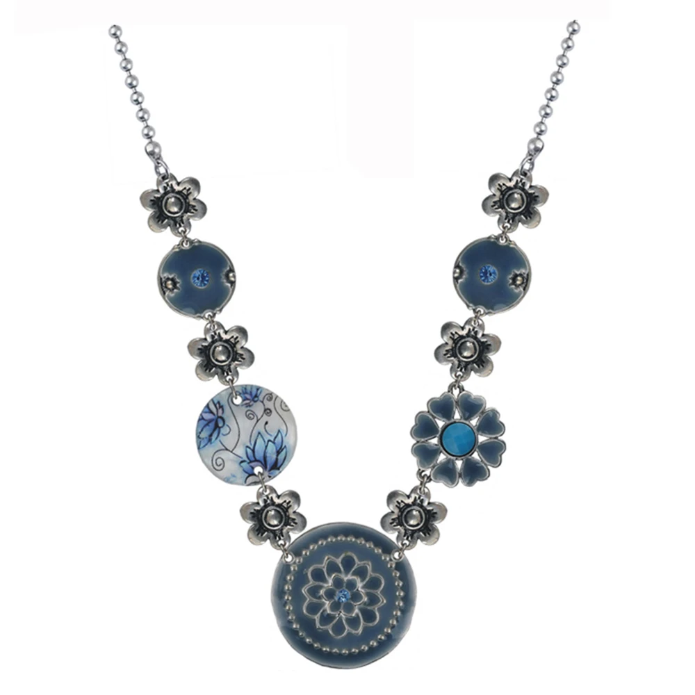 Модное ожерелье для женщин модные ювелирные изделия цинковый сплав древнее