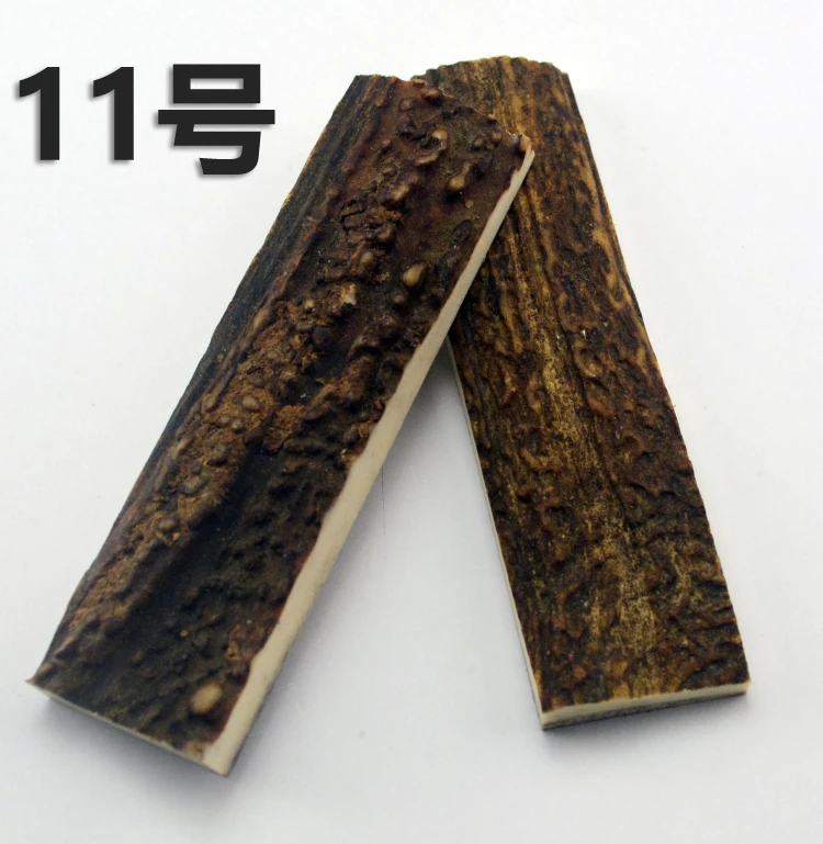 Натуральный Рог лося рога оленя нож ручка нож DIY Материал 102X30X12 мм