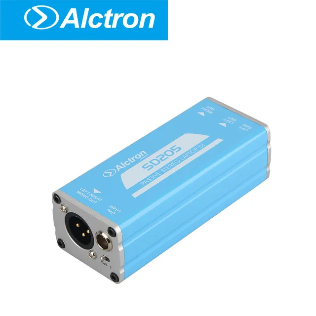 Alctron SD205 пассивная прямая коробка стерео ди-бокс преобразователь