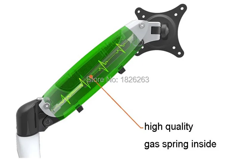 Алюминиевая газовая пружина 360 градусов полное движение 15 &quot-27&quot ЖК-монитор