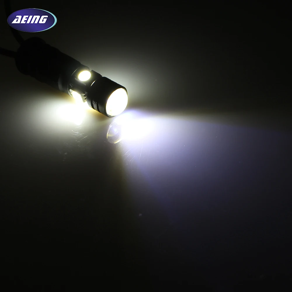 AEING 2 шт. T10 W5W LED 196 168 COB объектив проектора + 5050 боковой клин/номерной