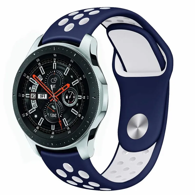 22/20 мм Huami Amazfit band для samsung Шестерни спортивные S2 S3 Galaxy часы активное 2 42 мм 46 мм силиконовый ремешок для часов для Pebble Time huawei gt