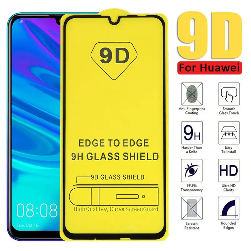 5D/9D для Huawei Psmart 2019 nova 2 lite закаленное стекло honor 10i 6X 7A 7C защита экрана полное