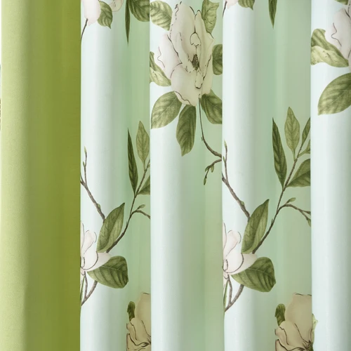 Color3 Curtain Современный дизайн, американский стиль, цветочный принт, шторы для гостиной, оконные шторы для спальни - Цвет: Color3 Curtain