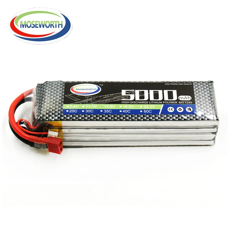 Дрона с дистанционным управлением Lipo Батарея 4S 14 8 V 5000 мА/ч 40C-80C для дрона