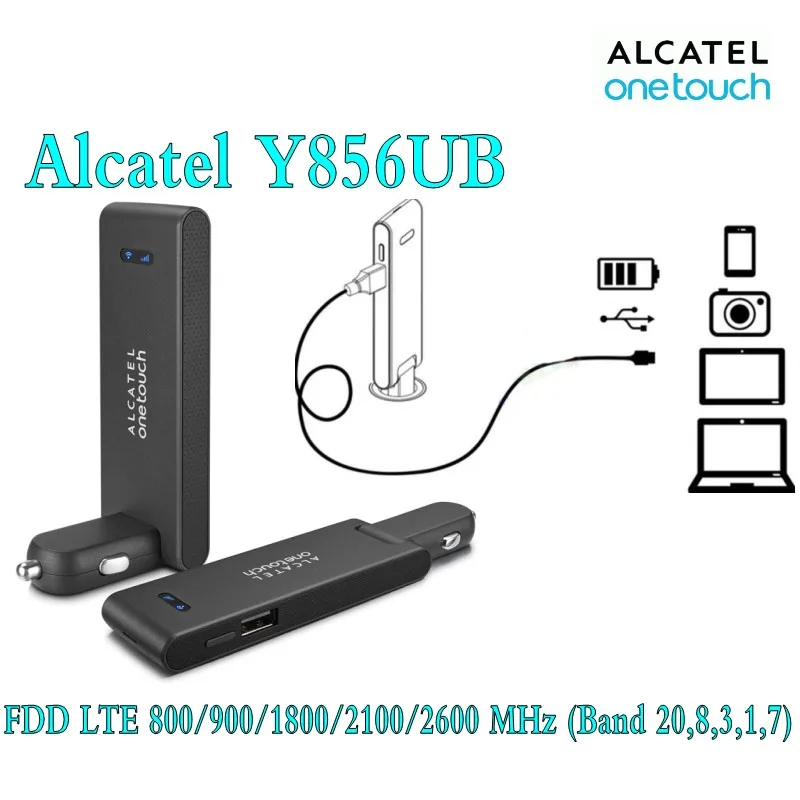 Разблокированный автомобильный Wi Fi модем Alcatel One Touch Y856 4G|modem wifi|4g modem unlockedmodem unlock |