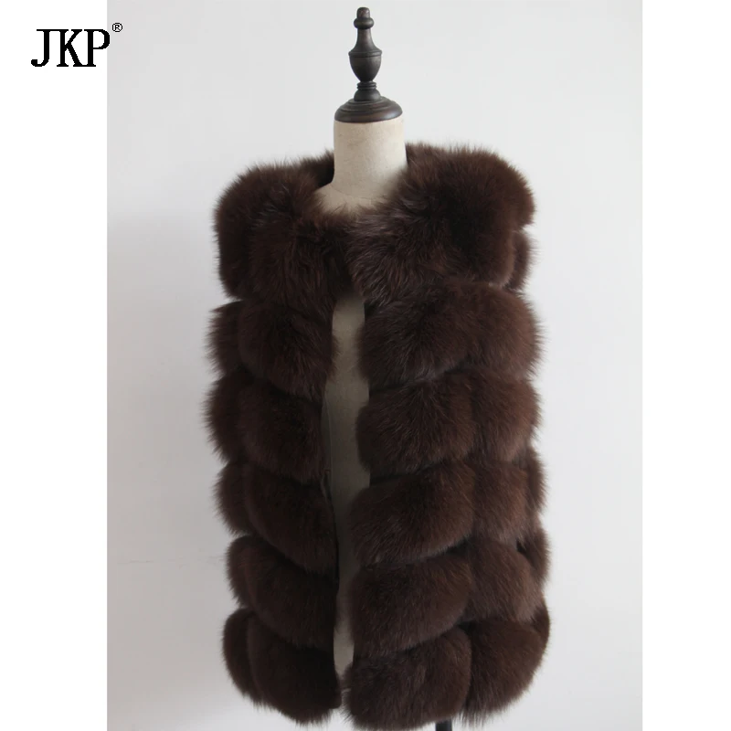 Женский жилет из натурального Лисьего меха зимняя безрукавка 100%|genuine fox fur vest|fox