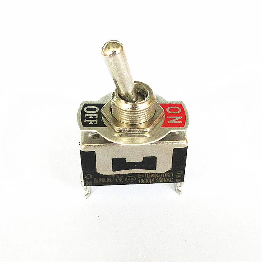 Сверхмощный 2Pin 2-контактный 10A 16A AC 250V на включения/выключения кулисный