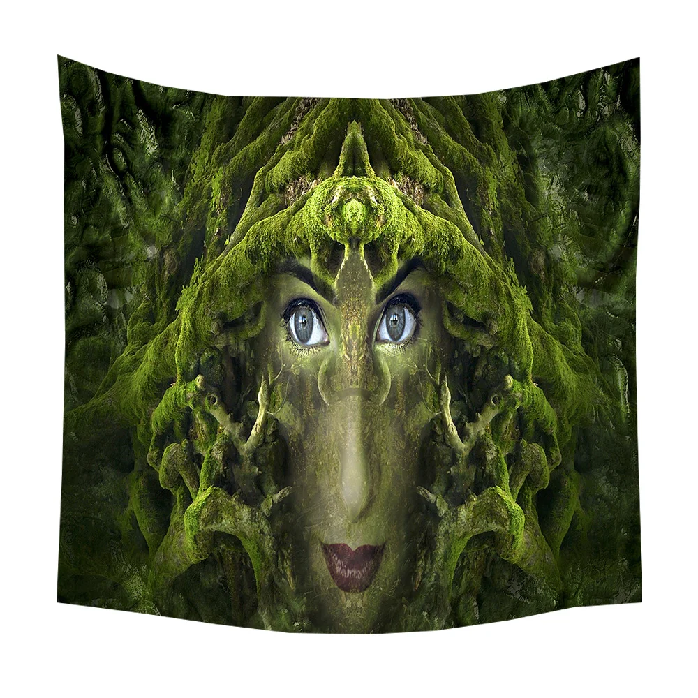 Boniu Eyes Printed Large Psychedelic Tapestry Wall Hanging Beach Towel Polyester Yoga Mat Farmhouse Decor Tapestries | Дом и сад