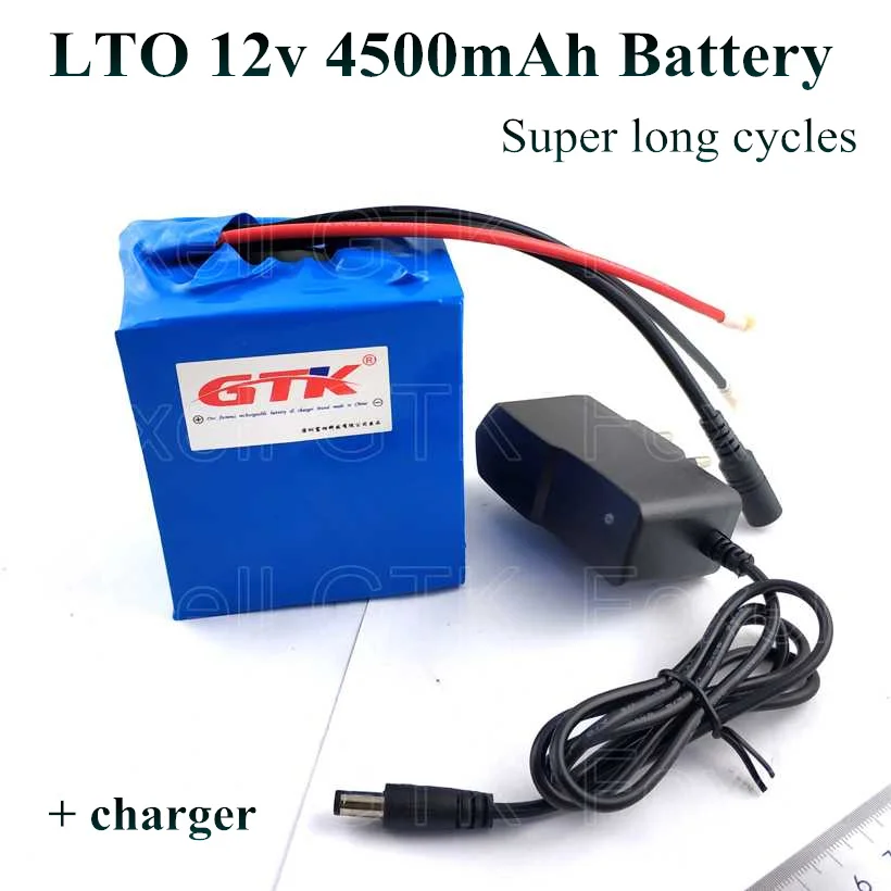 LTO 12v 4500mAh аккумулятор 5S3p 18650 литиевая батарея титанита 5Ah для DC Разъем питания