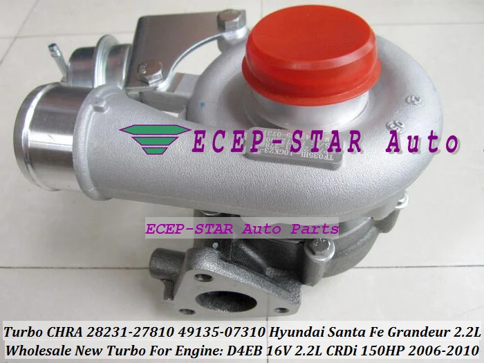 TF035 28231-27810 49135-07310 49135-07311 28231-27750 49135-07400 турбо для HYUNDAI Santa Fe greatd4eb 16V 2.2L CRDi | Автомобили