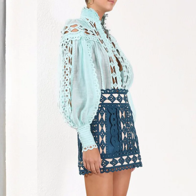 MYAOQING women's half skirt high waist beaded patchwork slim miniskirt women's fashion summer trend