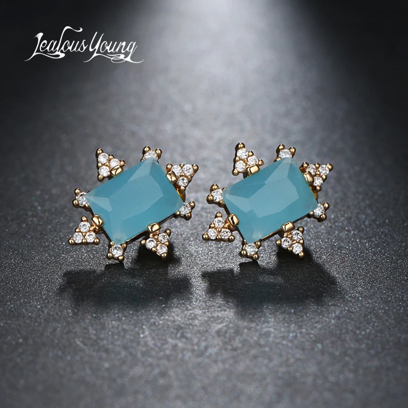Женские серьги гвоздики с фианитом в этническом стиле|stud earrings|stud earrings for womenred stud |