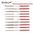 ZtDpLsd Ассорти Алмазное покрытие набор надфилей мини Рашпиль для Керамика Стекло Сталь хобби и ремесел ручной инструмент для дерева