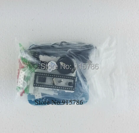 51 mcu вращающийся светодиодный набор электронных часов diy части ds1302 часы 18b20 электронный комплект