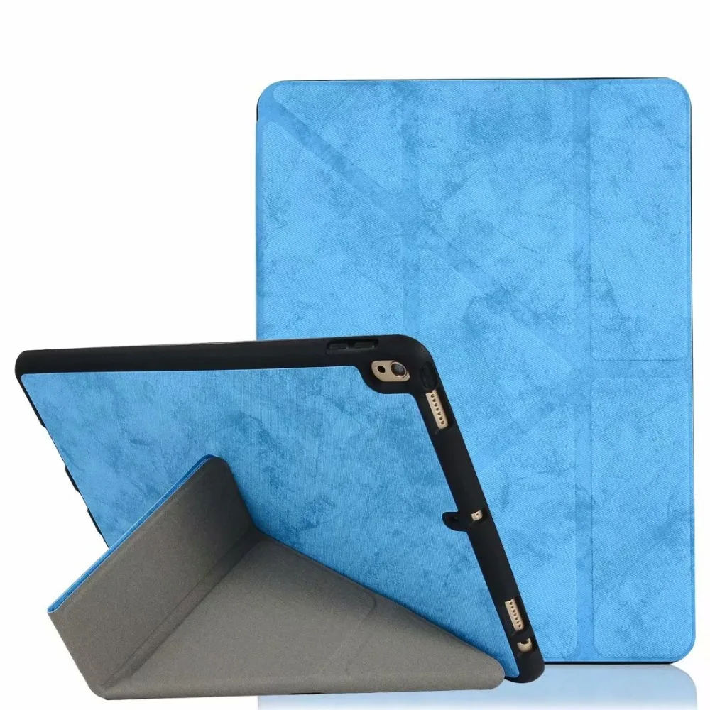 Умный силиконовый чехол с подставкой из ПУ + ТПУ для iPad Pro 10 5 дюймов 2017 карандашом