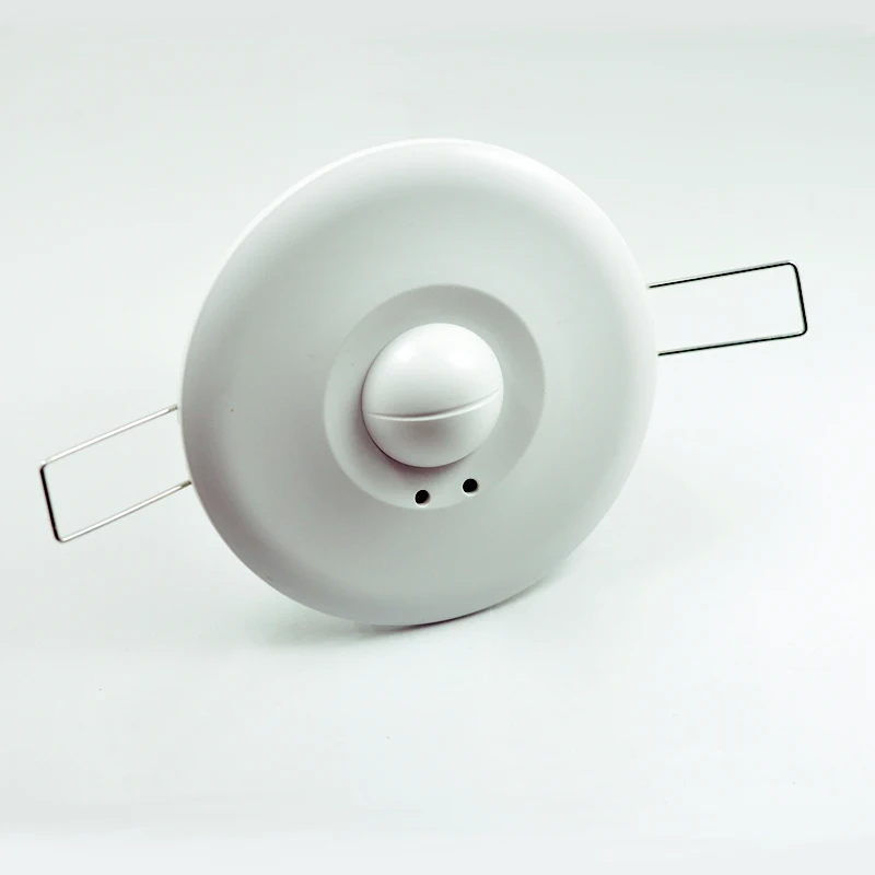 360 градусов, микроволновый радар, датчик, утопленный детектор движения, выключатель света, 220-240 В, утопленный потолочный детектор движения тела для дома