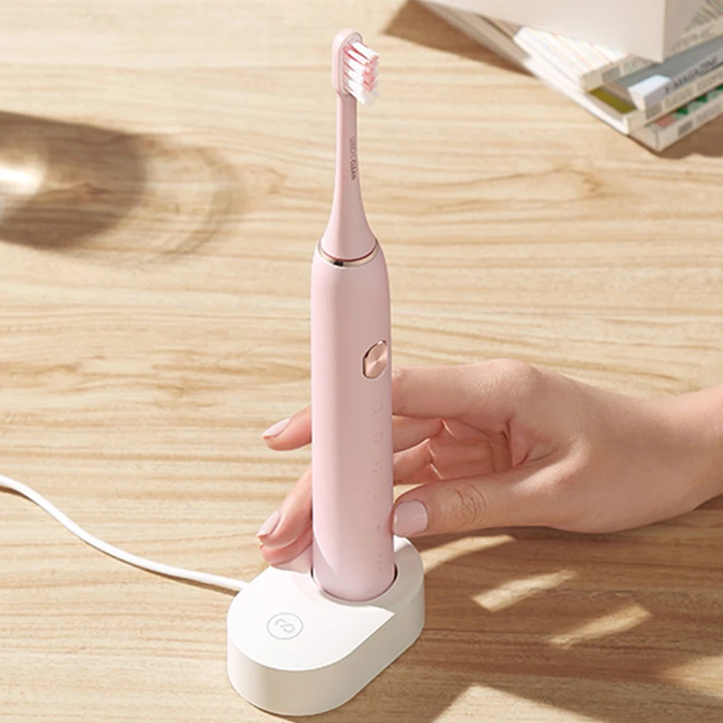 Xiao mi jia Soocare X3 USB электрическая зубная щетка Soocas mi Bracket Smart Bluetooth Водонепроницаемая Быстрая зарядка розовое золото