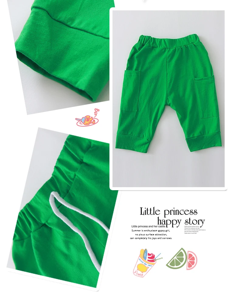 Free shipping summer Big Eyes clothing sets kids pants + Top boys girls Puppy footprints clothes children tracksuit | Детская одежда и