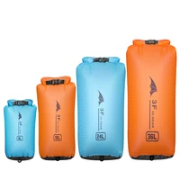 3f ul gear square drifting bag waterproof bag for rafting sports floating storage bags folding travel kits 36l 24l 12l 6l