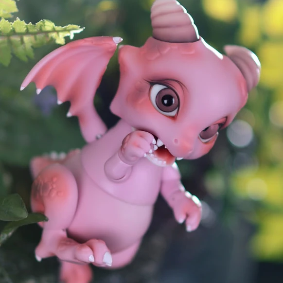1/8 масштаб BJD pop BJD/SD милый питомец Дракон смола фигурка кукла DIY модель игрушки подарок. В комплект не входят одежда, обувь, парик 16C0341