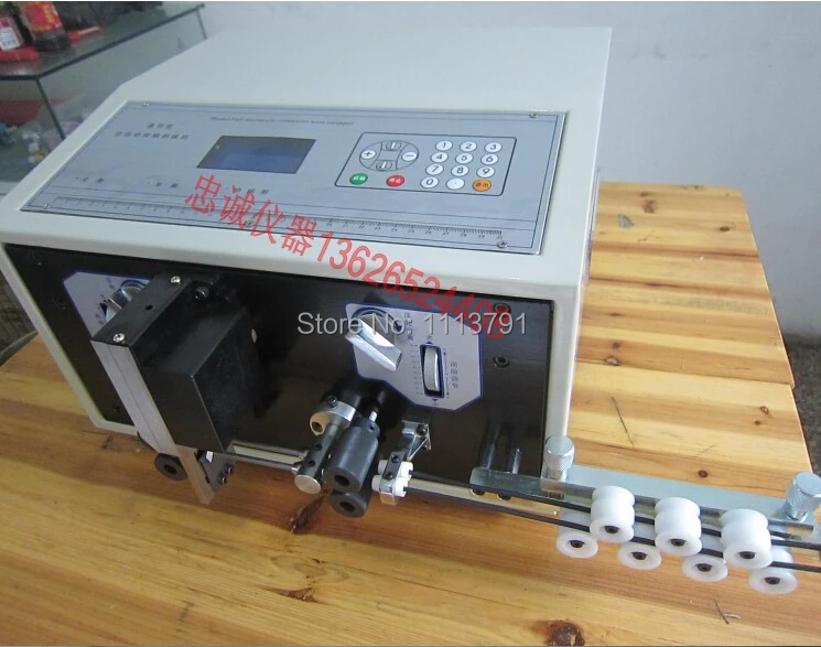 SWT508-SDB Computer Automatic Double Wire Stripping Machine and cutting for cable crimping peeling from 0.1 to2.5mm2 | Обустройство