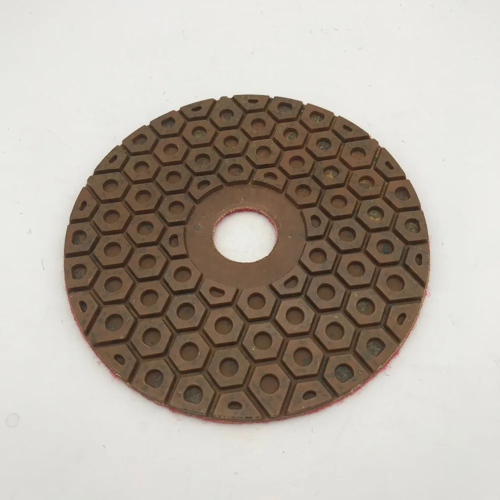 Алмазная металлическая полировальная подушка 6 дюймов (150 мм) для гранитного камня круглого колеса абразивностью 500 on.