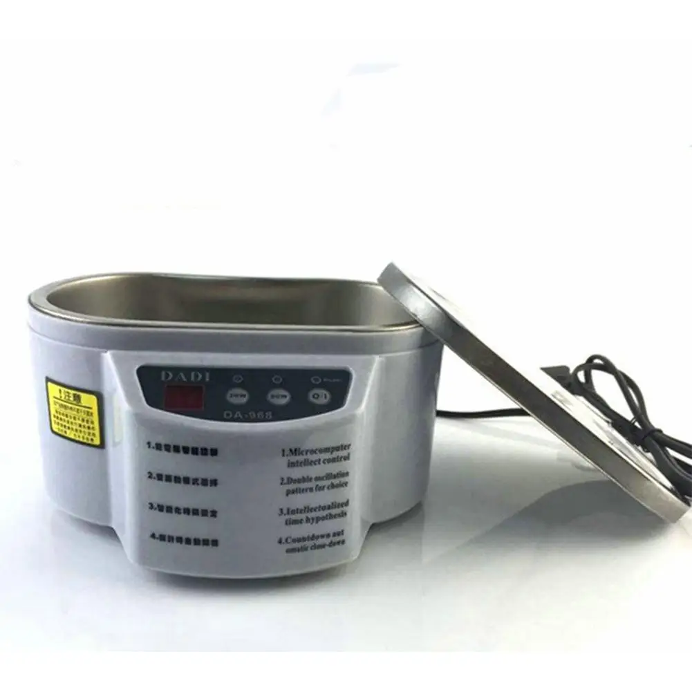 600ml Mini Ultrasonic Cleaner Jewelry Glasses Circuit Board Cleaning Machine Intelligent Control Bath | Бытовая техника