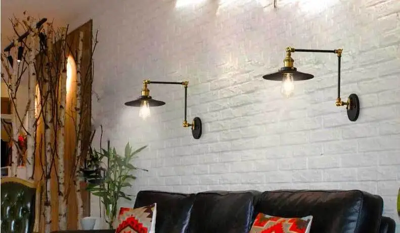 Iwhd LOFT ретро настенный светильник LED Home Освещение в помещении качели длинные руки промышленных настенный светильник edison бра arandela светильник