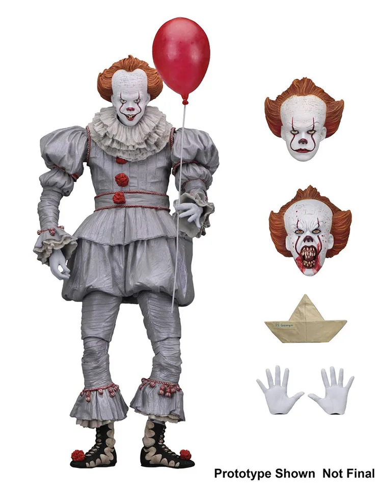 NECA клоун 7 &quotIT Well House Pennywise 2017 экшн-фигурка из фильма подвижная катушка игрушки